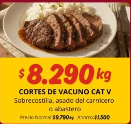Cortes - De Vacuno Cat V