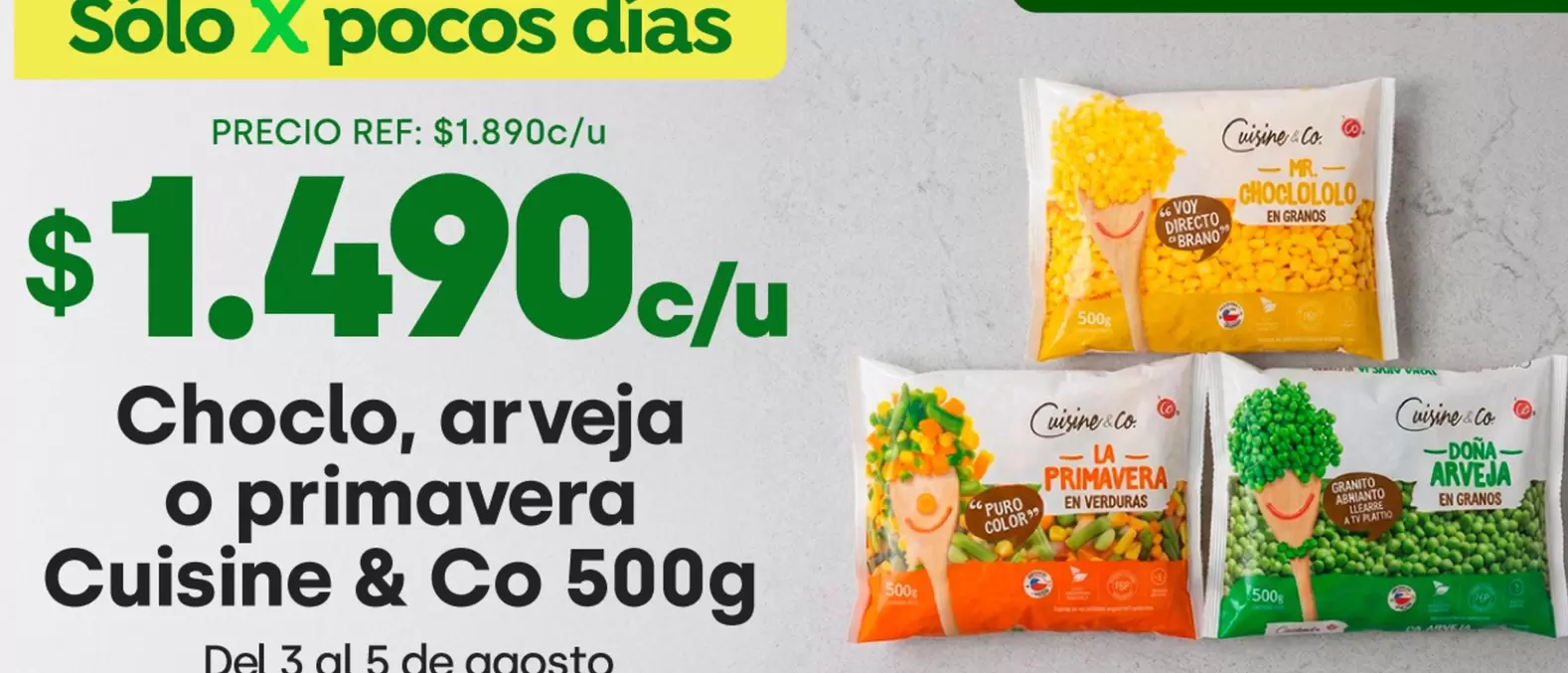 Cuisine&Co - Choclo, Arveja O Primavera