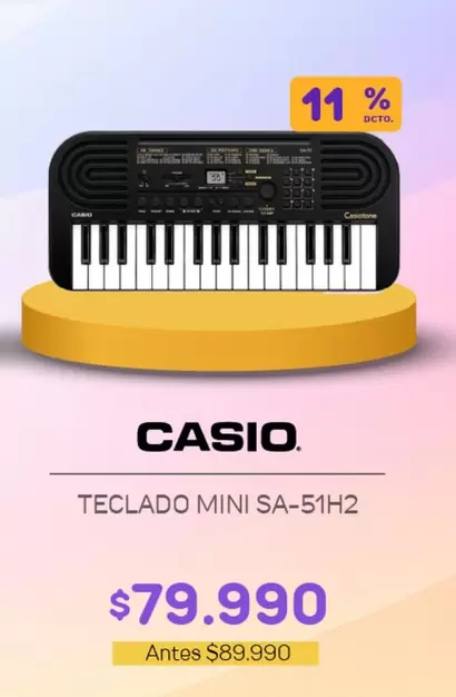 Casio - Teclado Mini Sa-51h2