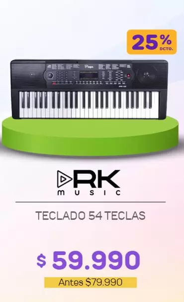 Teclado 54 Teclas
