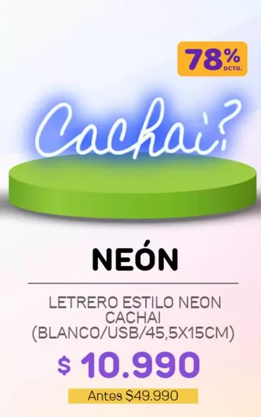 Letrero Estilo Neon