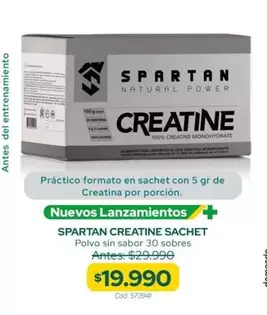 Power - Spartan Creatine Sachet