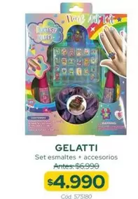 Gelatti - Set Esmaltes + Accesorios