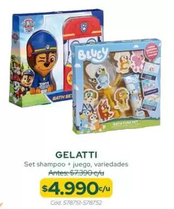 Gelatti - Set Shampoo + Juego