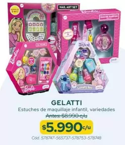 Gelatti - Estuche De Maquillaje Infantil