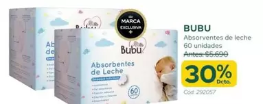 Bubu - Absorventes De Leche