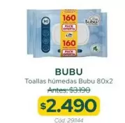Bubu - Toallas Húmedas