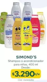 Simond's - Shampoo O Acondicionador Para Ninos