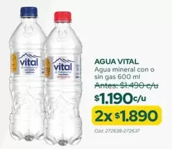 Vital - Agua Mineral Con O Sin Gas