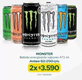Monster - Bebida Energizante Sabores