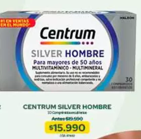 Centrum - Silver Hombre