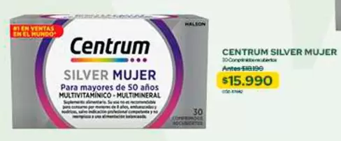 Centrum - Silver Mujer