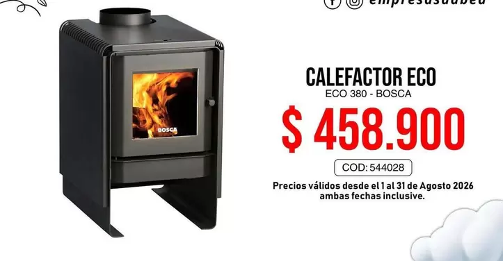 Bosca - Calefactor Eco Eco 380-bosca