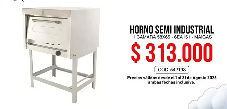 Maigas - Horno Semi Industrial