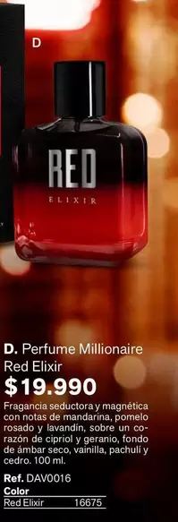 Millionaire - Perfume Red Elixir
