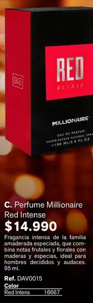 Millionaire - Perfume Red Intense