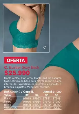 Bustier Sexy Back