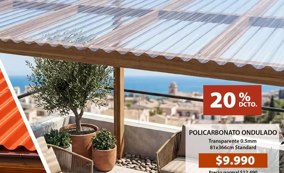 Policarbonato Ondulado