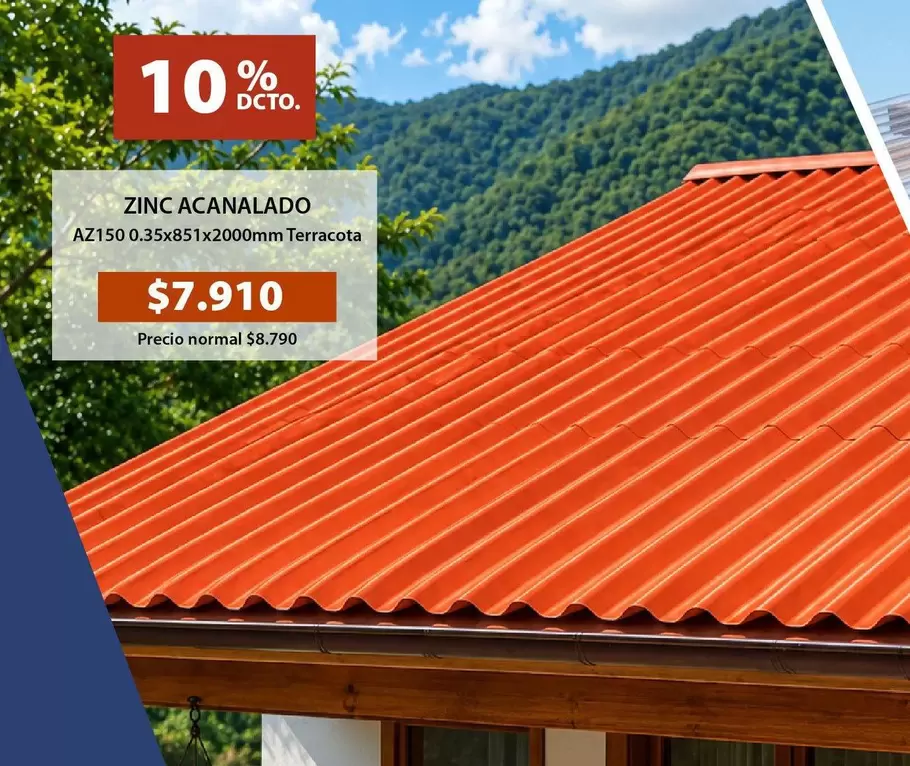 Zinc Acanalado