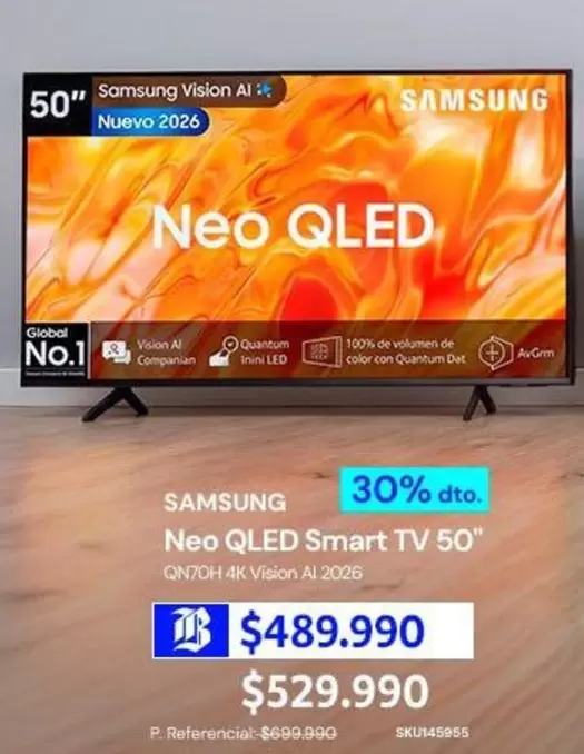 Samsung - Neo Qled Smart Tv 50"