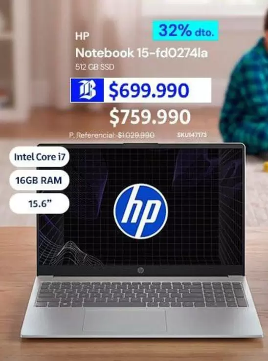 HP - Notebook 15-d0274la