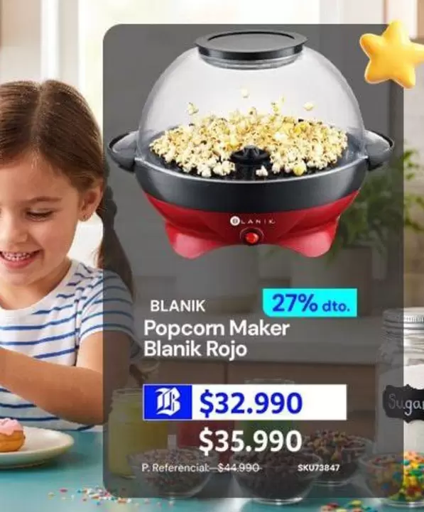 Blanik - Popcorn Maker Rojo