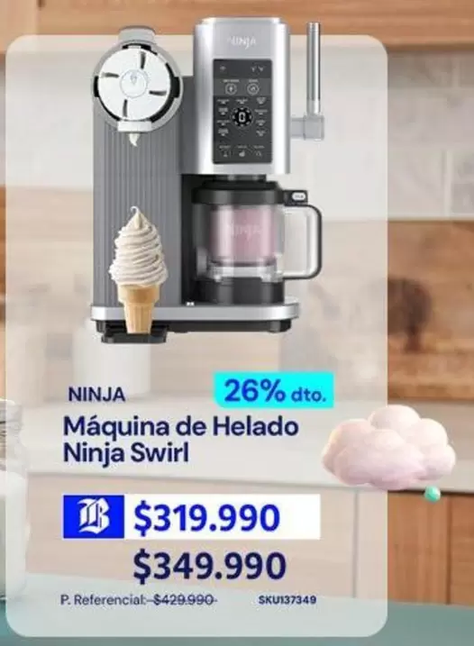 Maquina De Helado Ninja Swirl