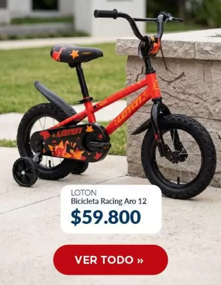 Bicicleta Racing Aro 12