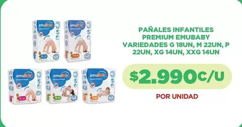 Emubaby - Pañales Infantiles Premium