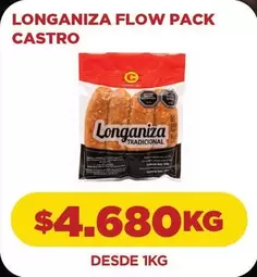 Longaniza Flow Pack Castro