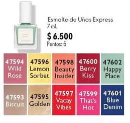 Golden - Esmalte De Unas Express 7 Ml