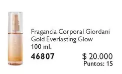 Giordani - Fragancia Corporal Gold Everlasting Glow