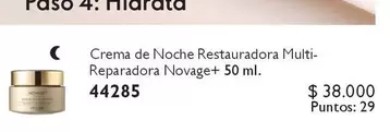 Novage - Crema De Noche Restauradora Multi- Reparadora