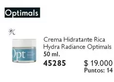 Optimals - Crema Hidratante Rica Hydra Radiance