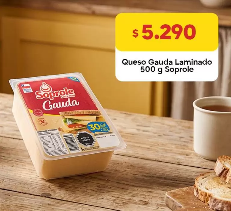 Soprole - Queso Gauda Laminado