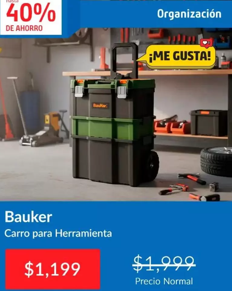 Bauker - Carro Para Herramienta