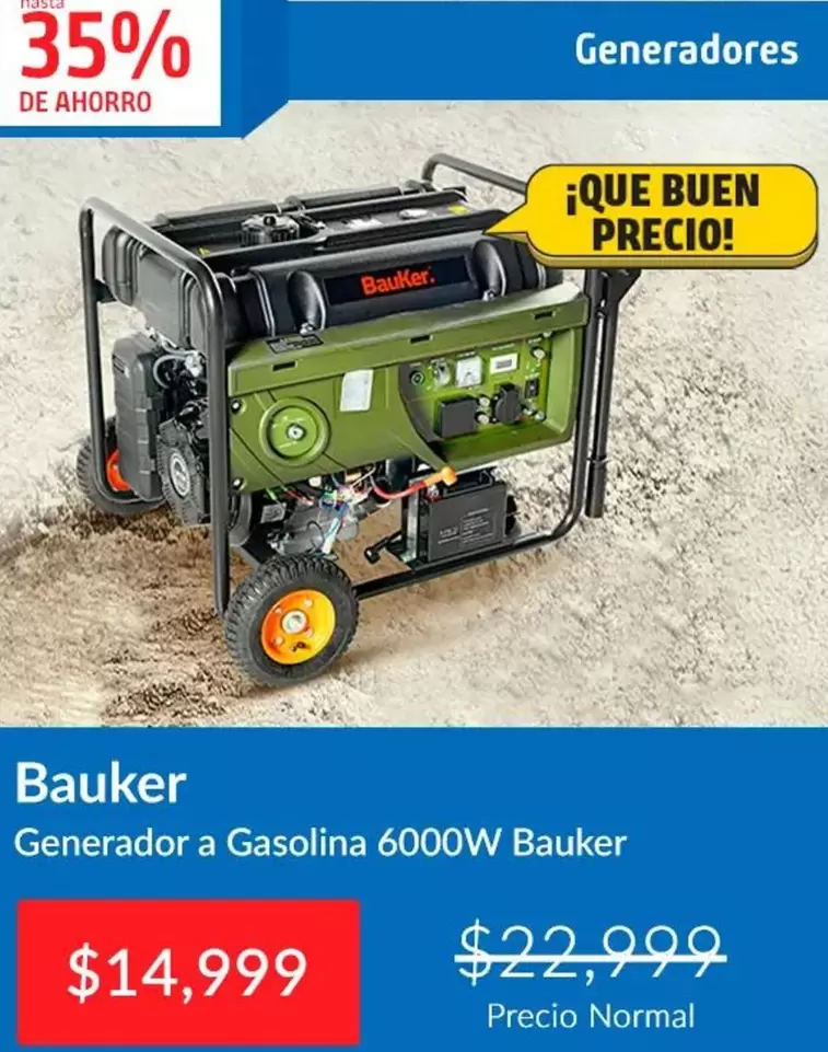 Bauker - Gasolina 6000w