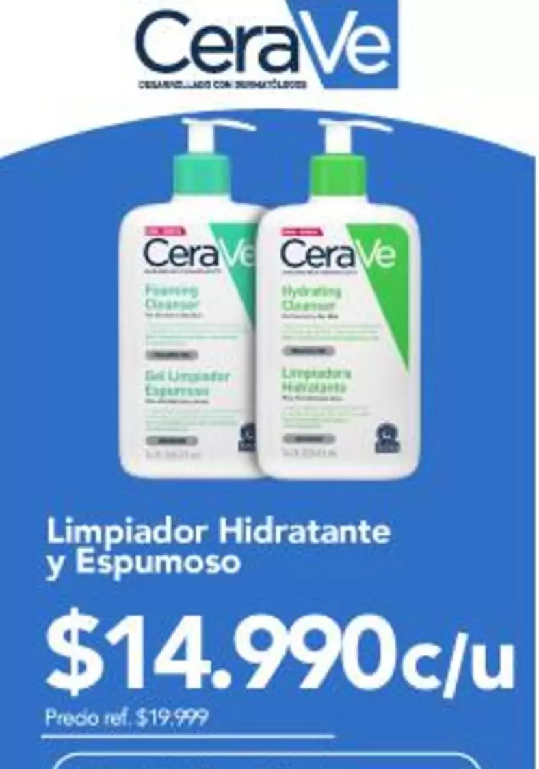 CeraVe - Limpiador Hidratante Y Espumoso