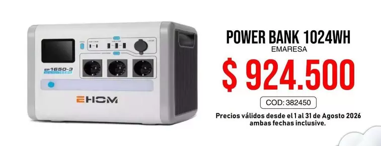 Power - Bank 1024WH
