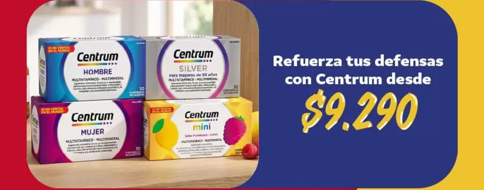 Centrum - Refurza Tus Defensas Con Desde