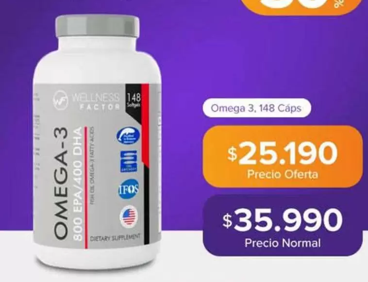 Omega - 3, 148 Cáps