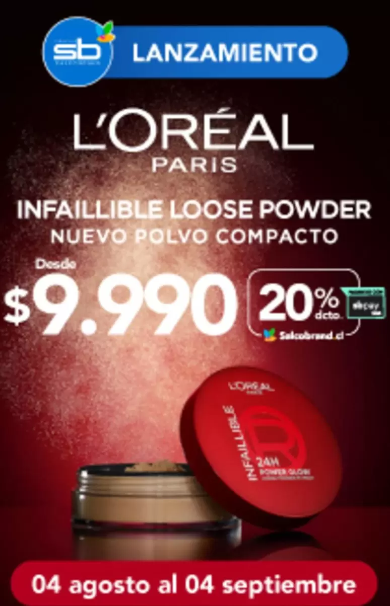 Infaillible Loose Powder Nuevo Polvo Compacto