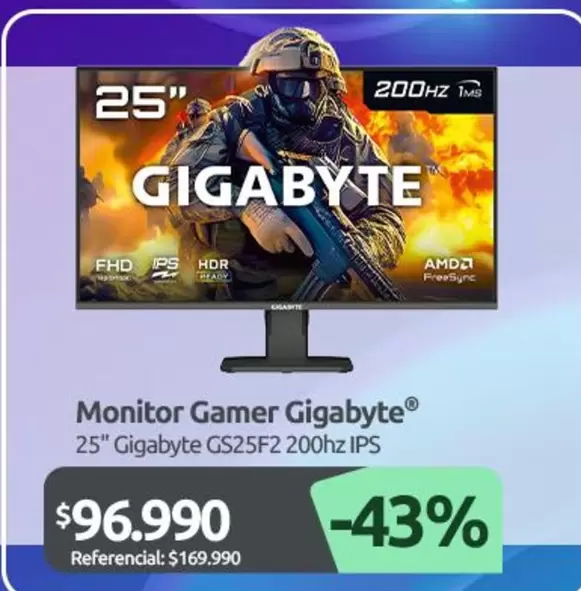 AMD - Monitor Gamer Gigabyte