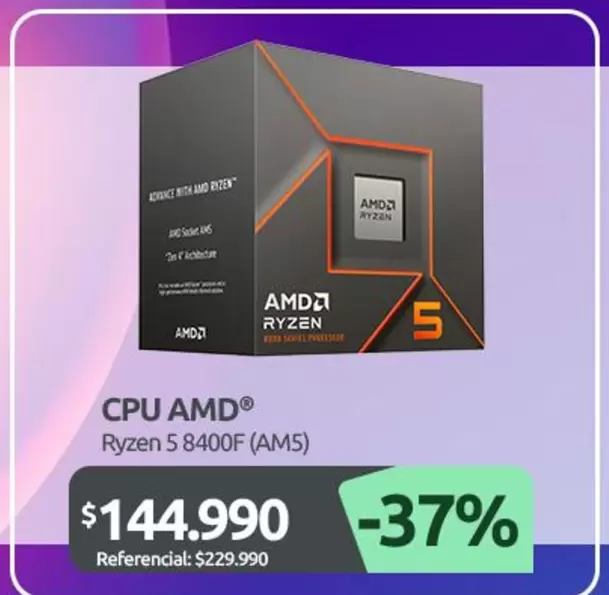 AMD - Cpu Amd Ryzen 5 8400f (ams)