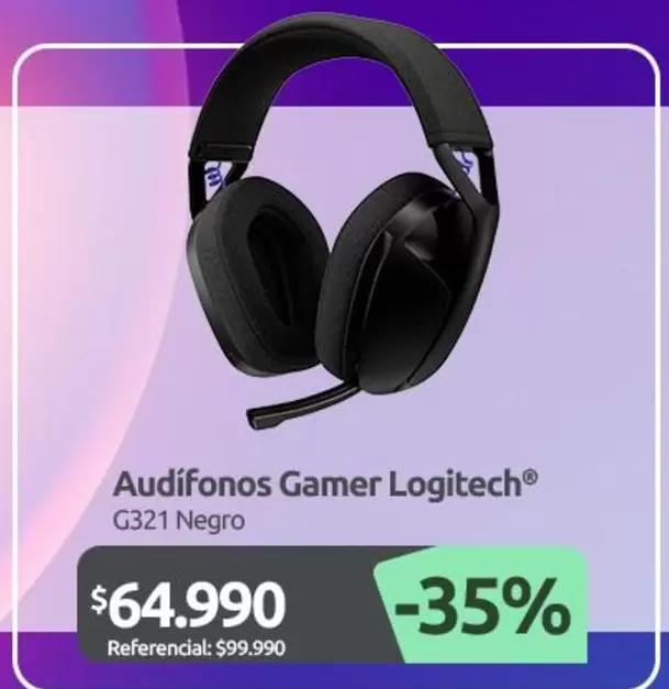 Logitech - Audifonos Gamer