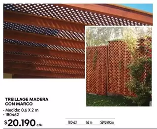 Treillage Madera Con Marco