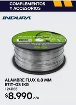 Indura - Alambre Flux 0,8 Mm E7it-gs 1kg