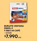 Tesa - Burlete Ventana Perfil P 9 Mm 6 M