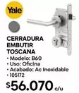 Yale - Cerradura Embutir Toscana
