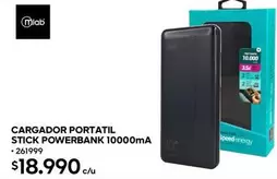 Energy - Cargador Portatil Stick Powerbank 10000ma